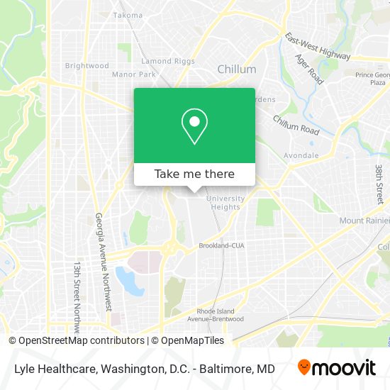 Lyle Healthcare map