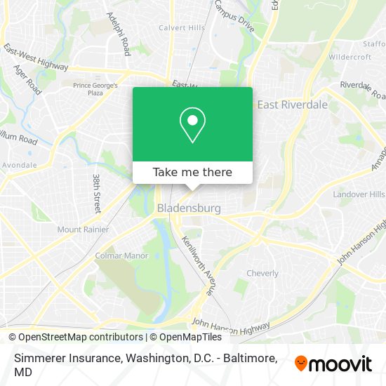 Simmerer Insurance map