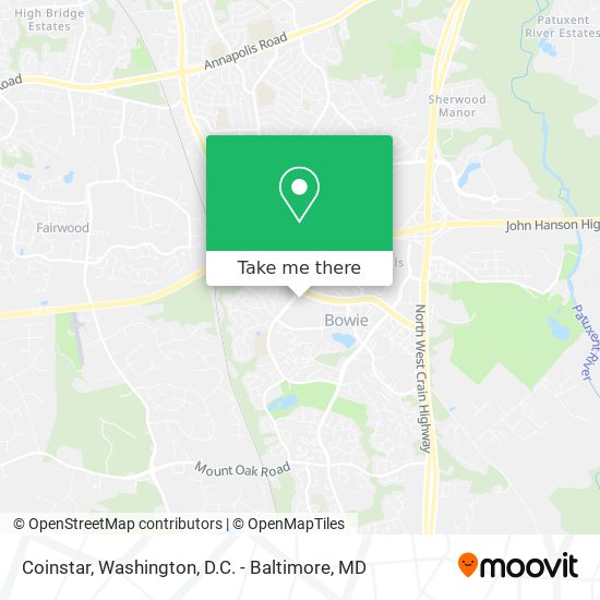 Coinstar map