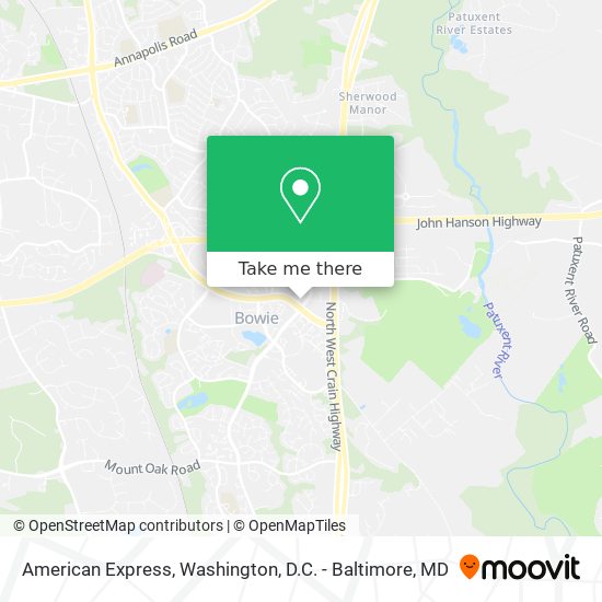 American Express map