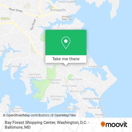 Mapa de Bay Forest Shopping Center