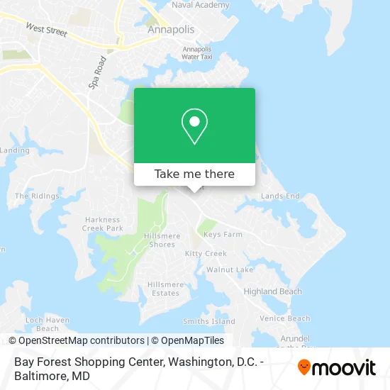 Bay Forest Shopping Center map