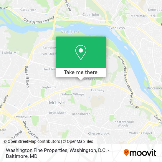 Washington Fine Properties map