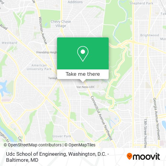 Udc School of Engineering map