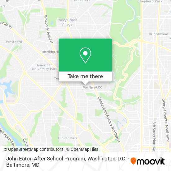 Mapa de John Eaton After School Program