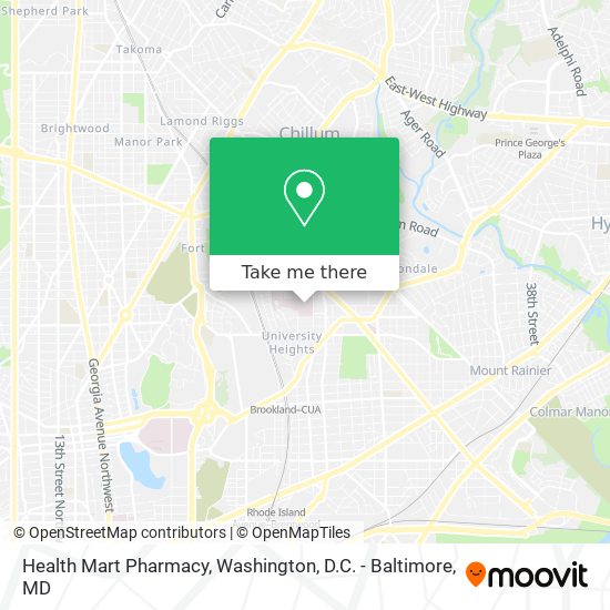 Health Mart Pharmacy map