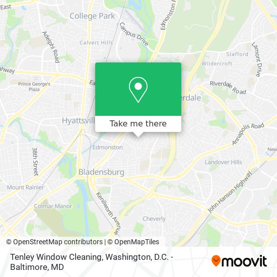 Mapa de Tenley Window Cleaning