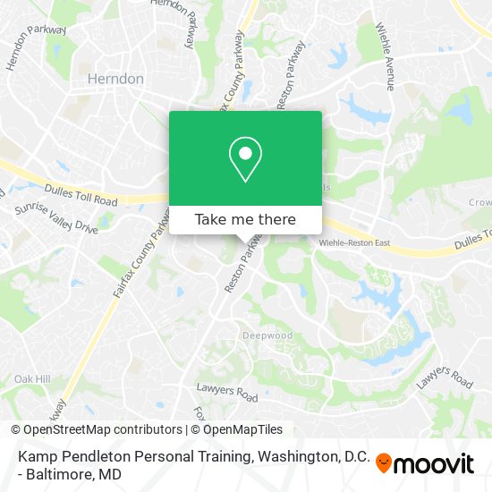 Kamp Pendleton Personal Training map