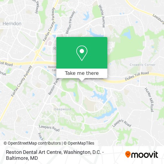 Mapa de Reston Dental Art Centre