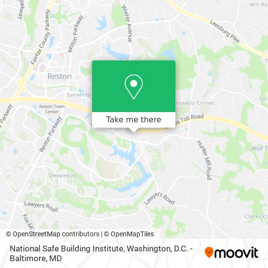 Mapa de National Safe Building Institute