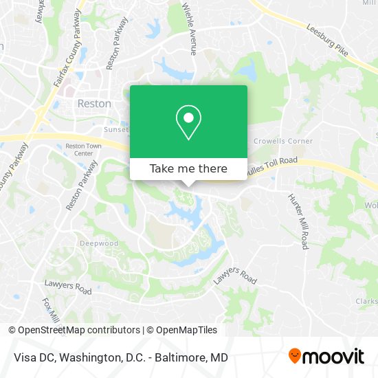 Mapa de Visa DC