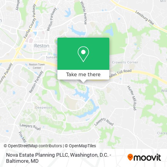 Mapa de Nova Estate Planning PLLC