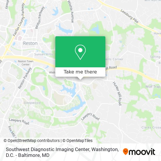 Mapa de Southwest Diagnostic Imaging Center