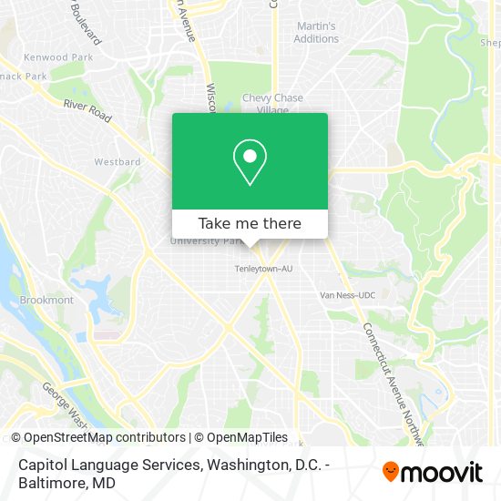 Capitol Language Services map