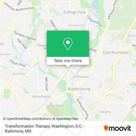 Transformation Therapy map