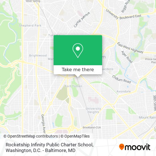 Mapa de Rocketship Infinity Public Charter School