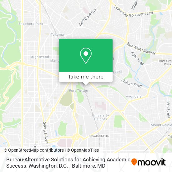 Bureau-Alternative Solutions for Achieving Academic Success map