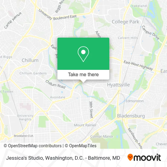 Jessica's Studio map