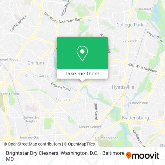 Mapa de Brightstar Dry Cleaners