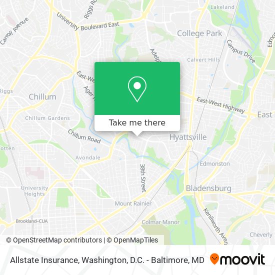 Allstate Insurance map