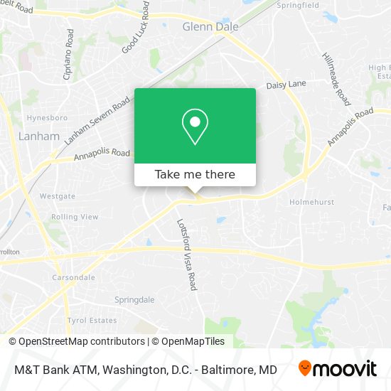 M&T Bank ATM map