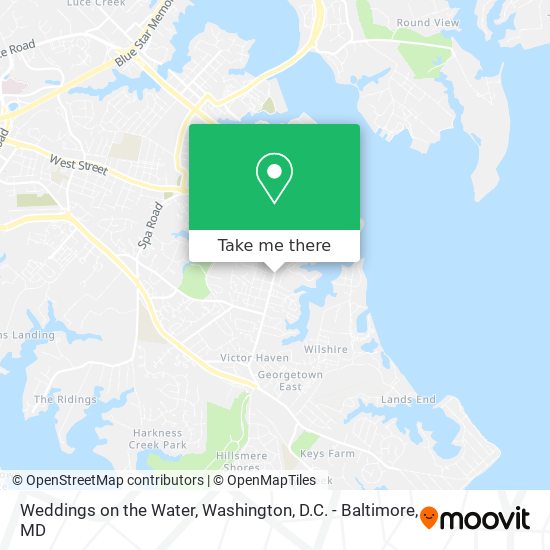 Mapa de Weddings on the Water