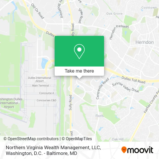 Mapa de Northern Virginia Wealth Management, LLC