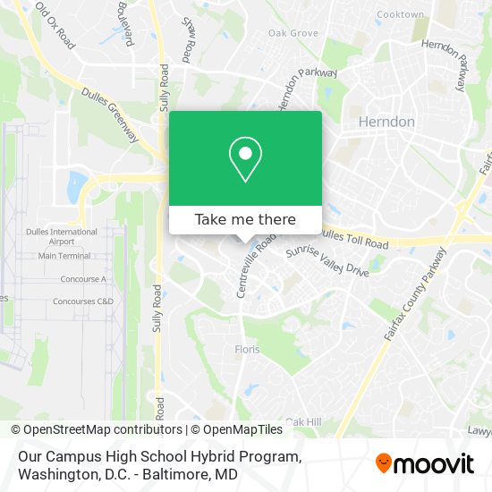 Mapa de Our Campus High School Hybrid Program