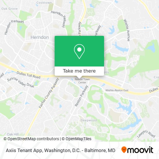 Axiis Tenant App map