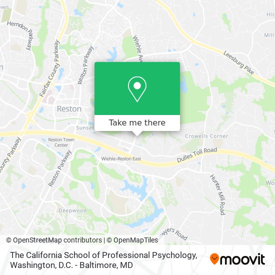 Mapa de The California School of Professional Psychology