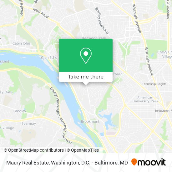 Maury Real Estate map