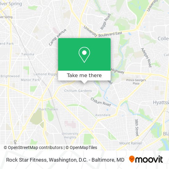 Rock Star Fitness map