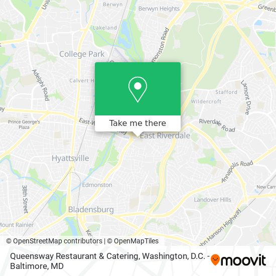 Mapa de Queensway Restaurant & Catering