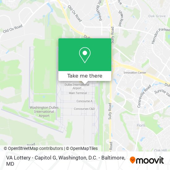 Mapa de VA Lottery - Capitol G