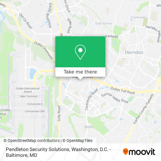 Pendleton Security Solutions map