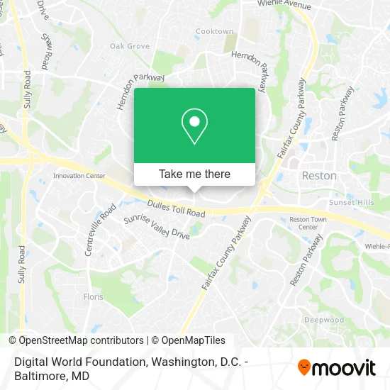 Digital World Foundation map