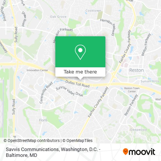 Savvis Communications map