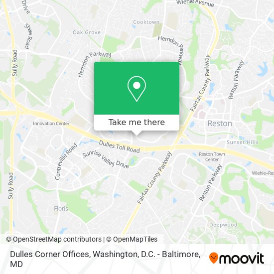 Dulles Corner Offices map