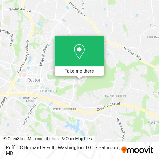 Ruffin C Bernard Rev III map