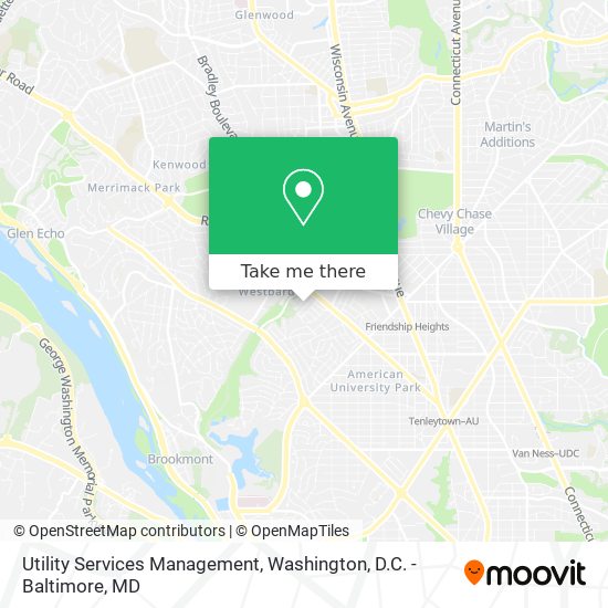 Utility Services Management map