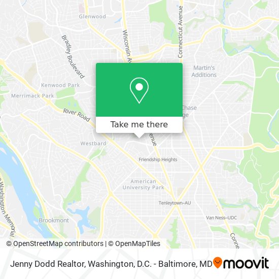 Jenny Dodd Realtor map