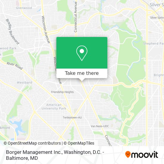 Borger Management Inc. map