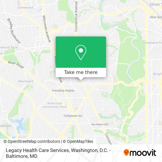 Legacy Health Care Services map