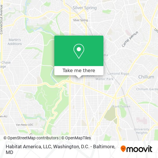 Habitat America, LLC map