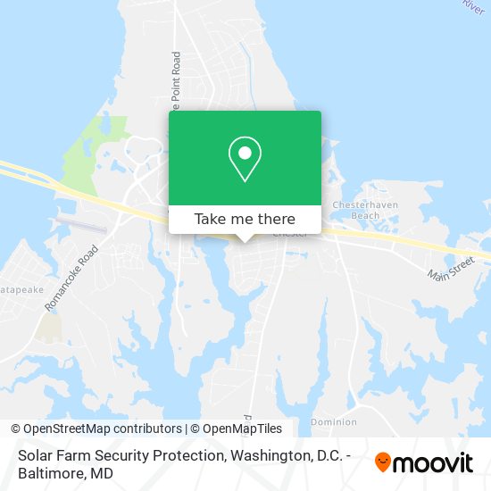 Mapa de Solar Farm Security Protection