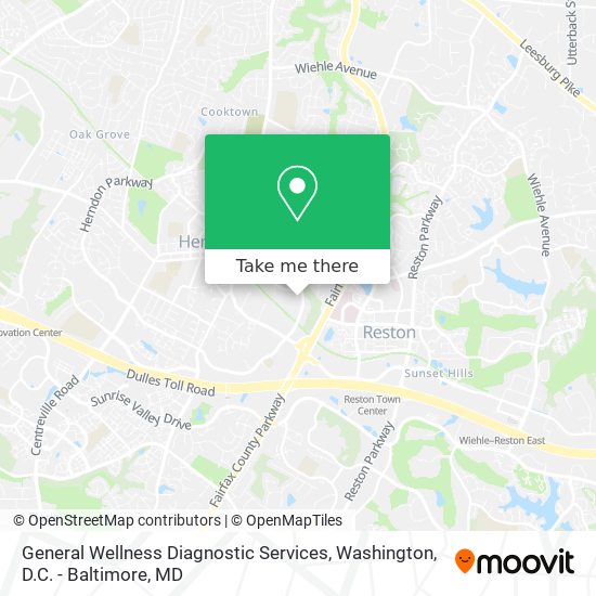 General Wellness Diagnostic Services map