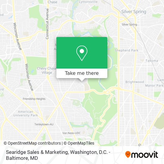 Searidge Sales & Marketing map