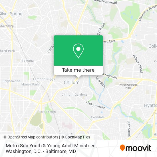 Mapa de Metro Sda Youth & Young Adult Ministries