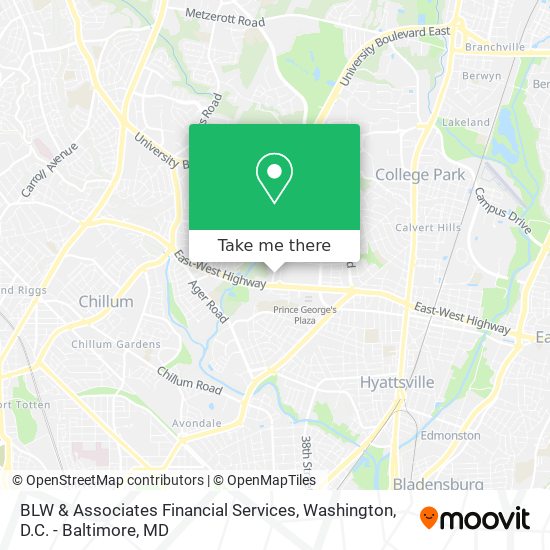 Mapa de BLW & Associates Financial Services
