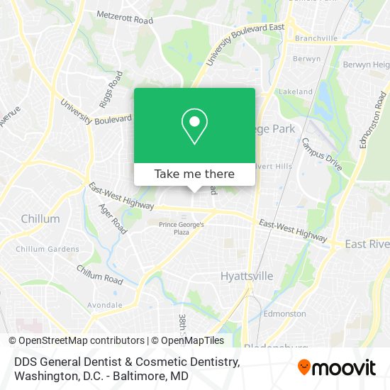 Mapa de DDS General Dentist & Cosmetic Dentistry